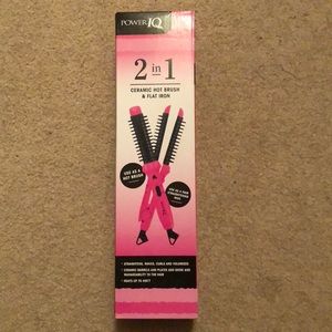 Power IQ 2 in 1 hot brush & straightener